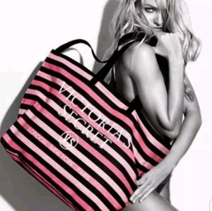 Victoria's Secret  Limited Edition Pink Stripe Bag